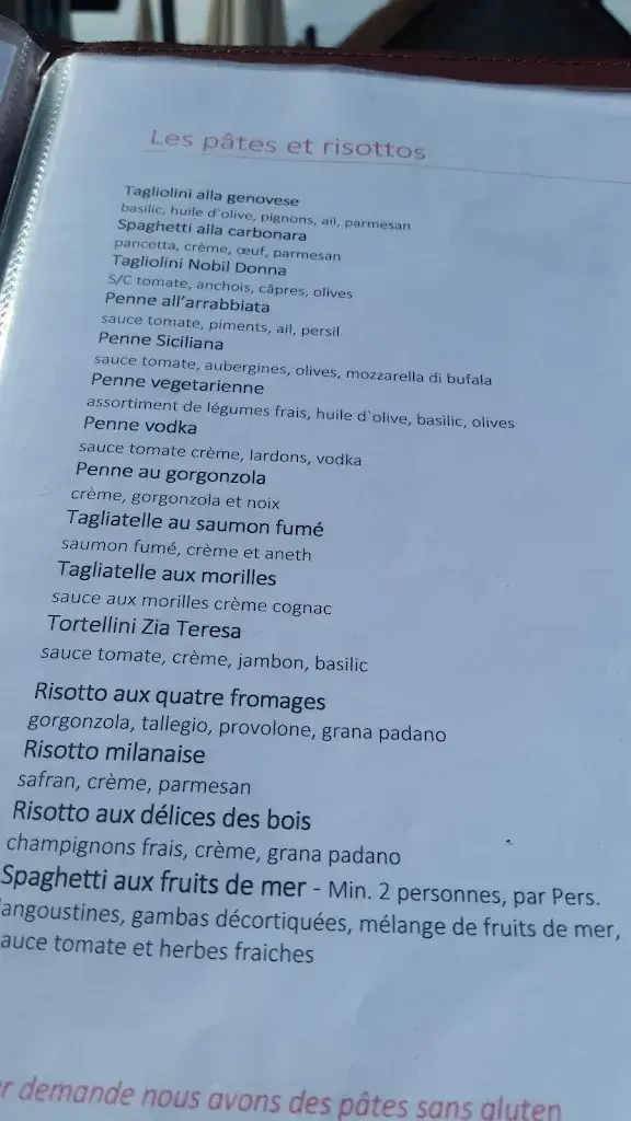 Menu_Restaurant du Nord - Les 3 frères_Chexbres_image_3