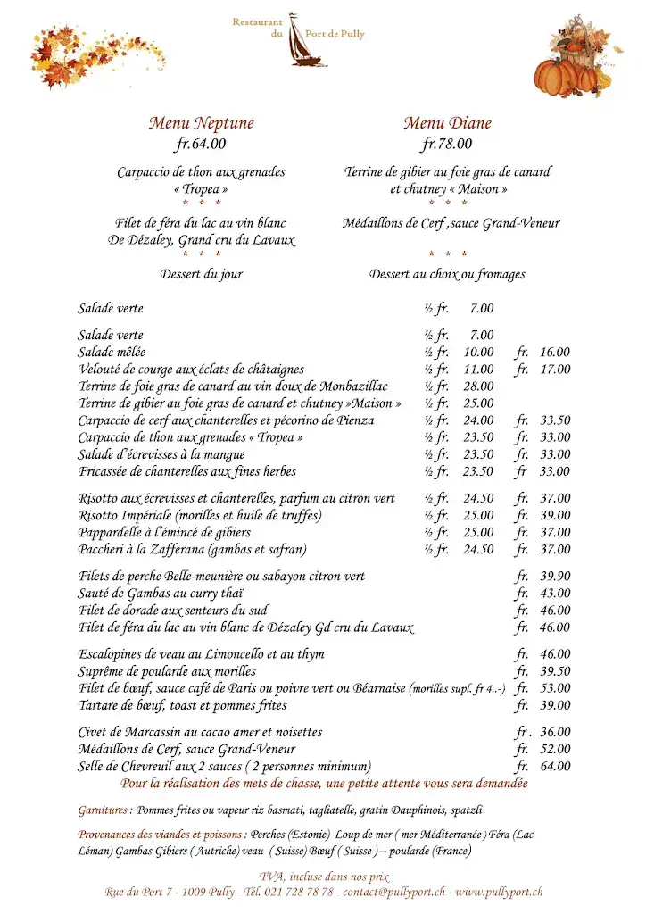 Restaurant du Port de Pully_Pully_menu_image_1