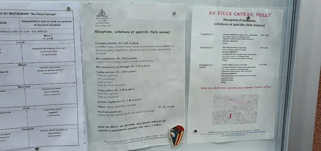 Restaurant Au Vieux Caveau_Pully_menu_image_1
