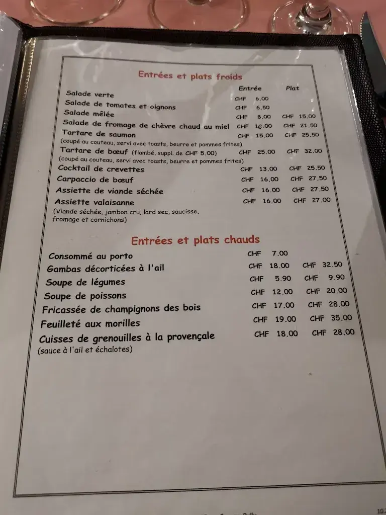 Menu_Restaurant Au Vieux Caveau_Pully_image_2