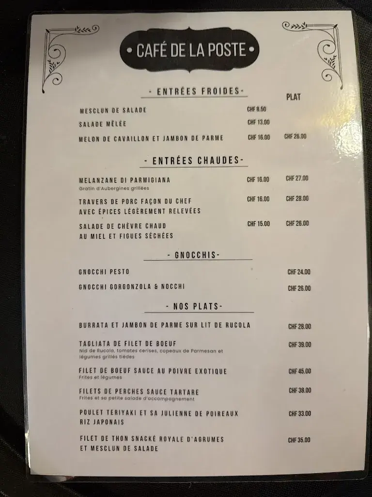 Café de la Poste à Cully_Cully_menu_image_1