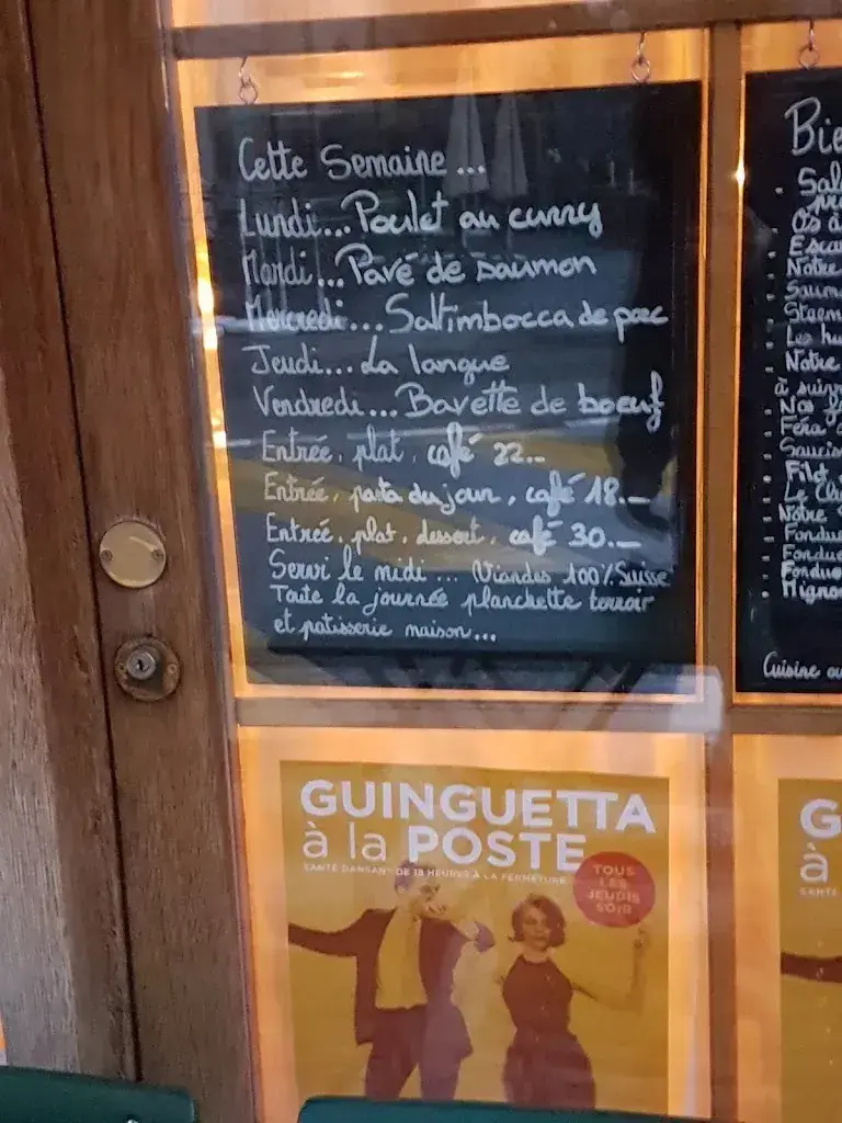 Menu_Café de la Poste à Cully_Cully_image_3