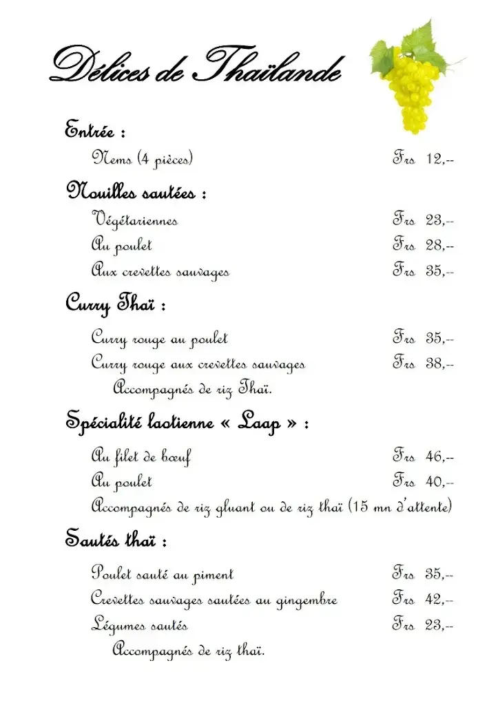 Café du Raisin restaurant in Saint-Saphorin