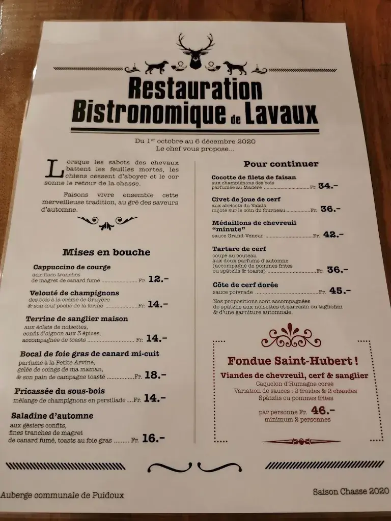 Menu_Auberge communale de Puidoux_Puidoux_image_2