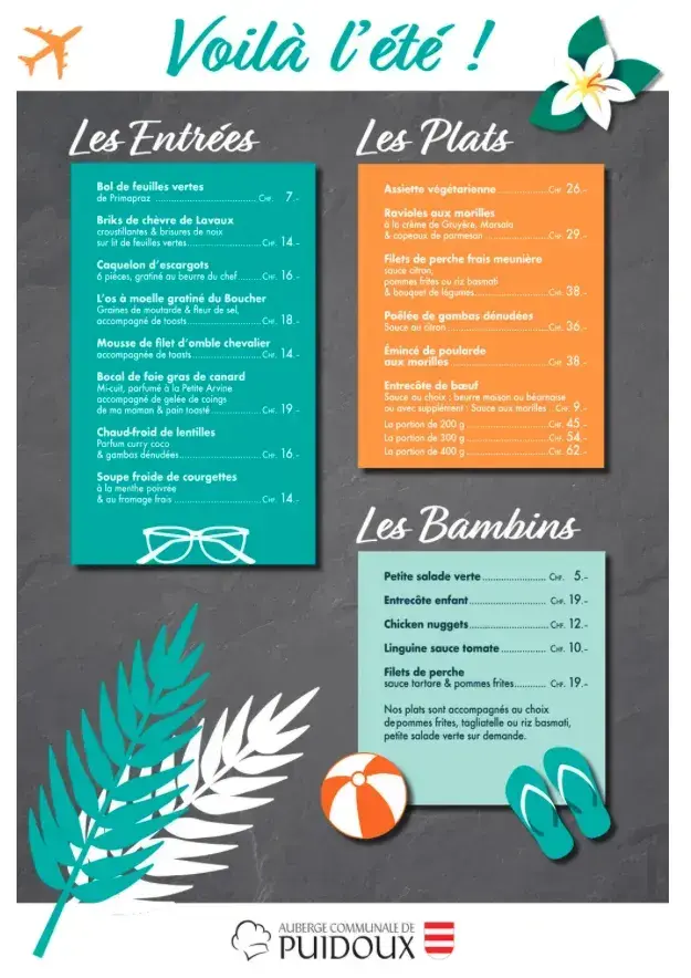 Menu_Auberge communale de Puidoux_Puidoux_image_4