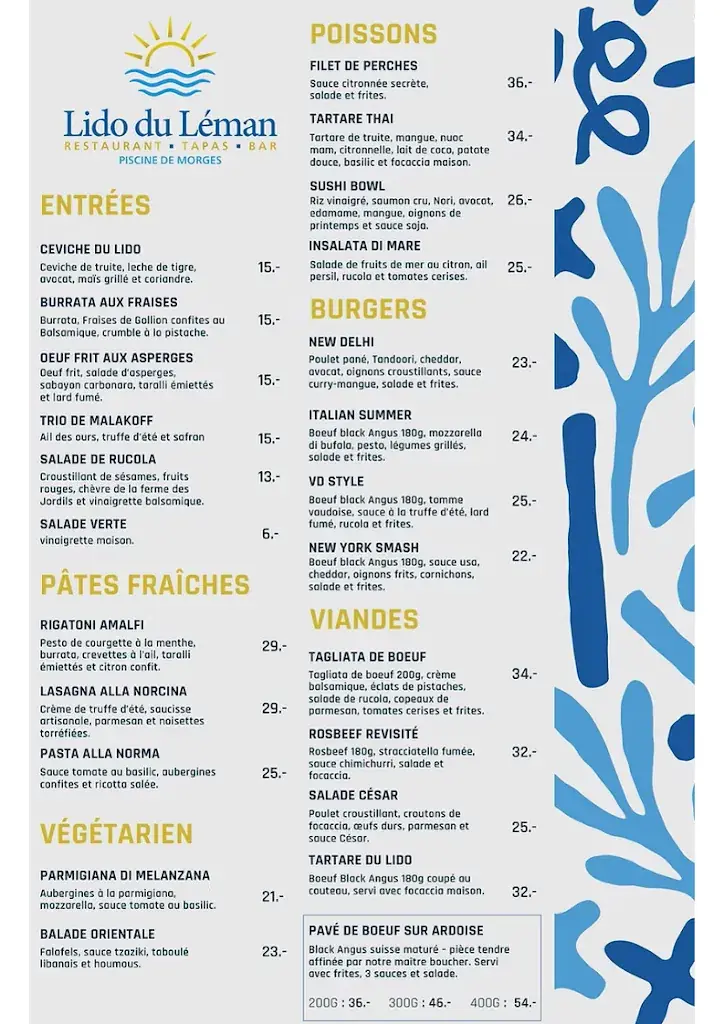 Lido du Léman_Morges_menu_image_1