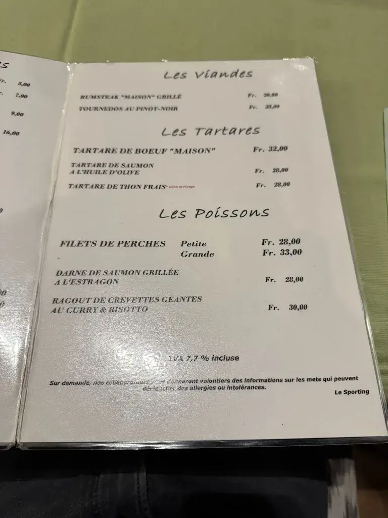 Menu_Restaurant Le Sporting_Colombier_image_3