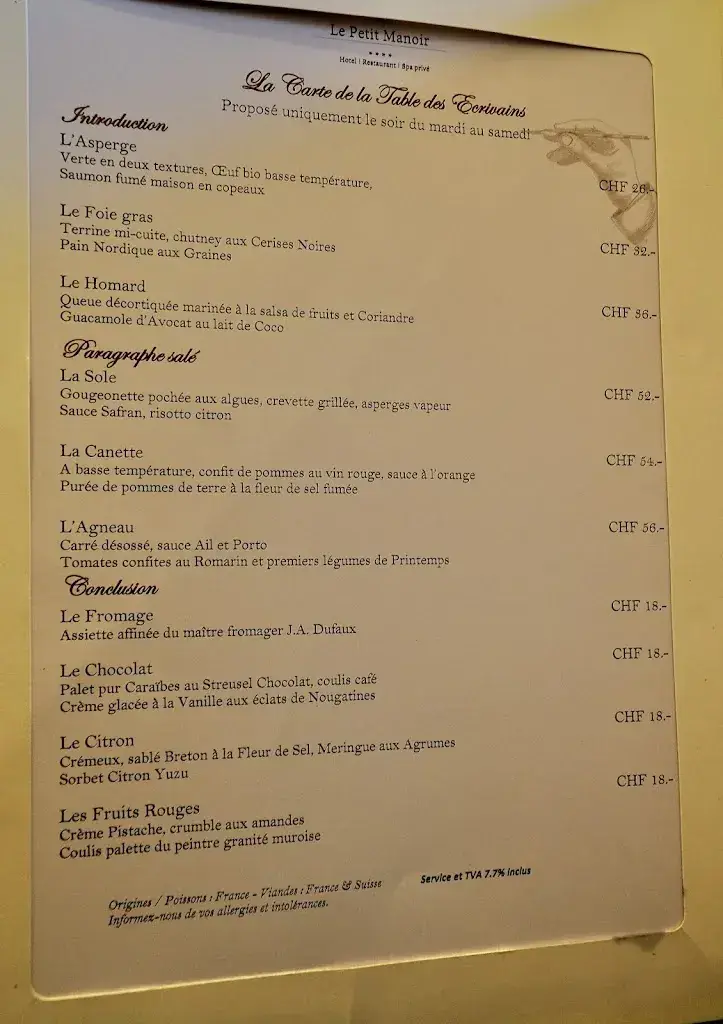La Table des Ecrivains_Morges_menu_image_1