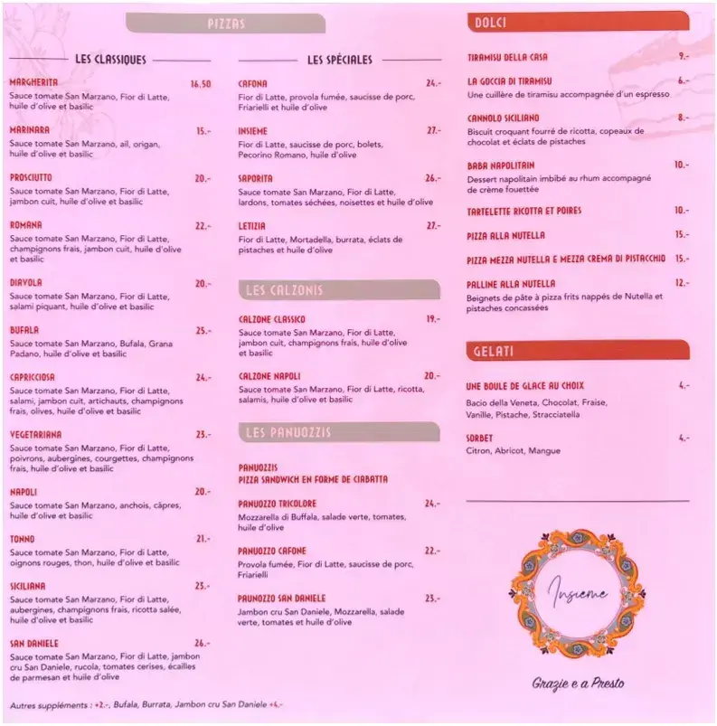 INSIEME Restaurant - Pizzeria_Renens_menu_image_1