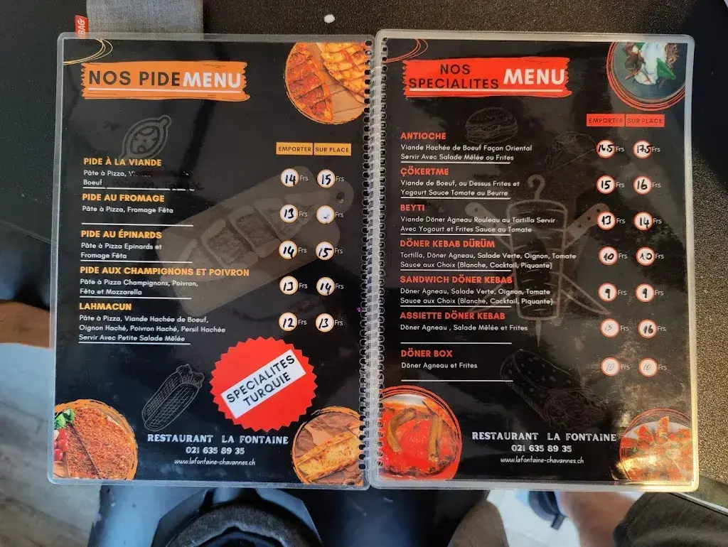Menu_La Fontaine_Chavannes-près-Renens_image_2