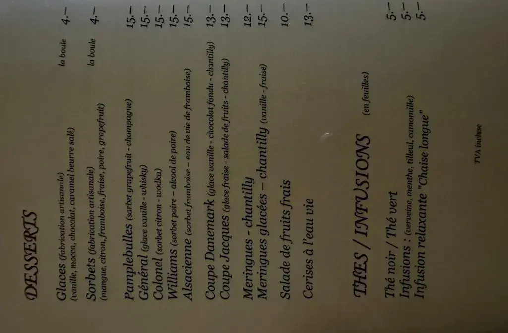 Menu_Auberge de Dully_Dully_imagen_3