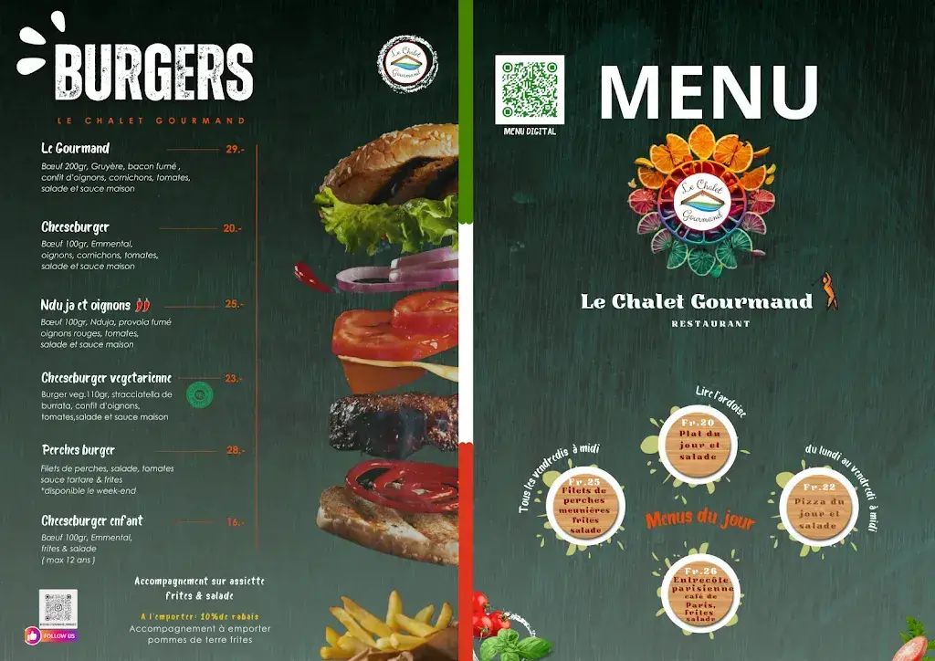 Menu_Le Chalet Gourmand Restaurant du Swin Golf_Lavigny_image_2