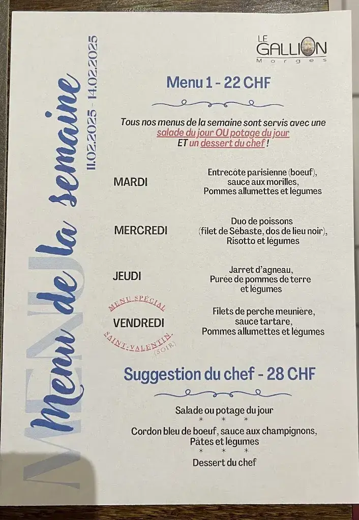Menu_Restaurant Le Gallion_Morges_immagine_3