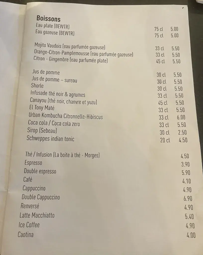 Menu_Le Manoir De Saint-Prex - Le Coffee Du Manoir_Saint-Prex_imagen_1