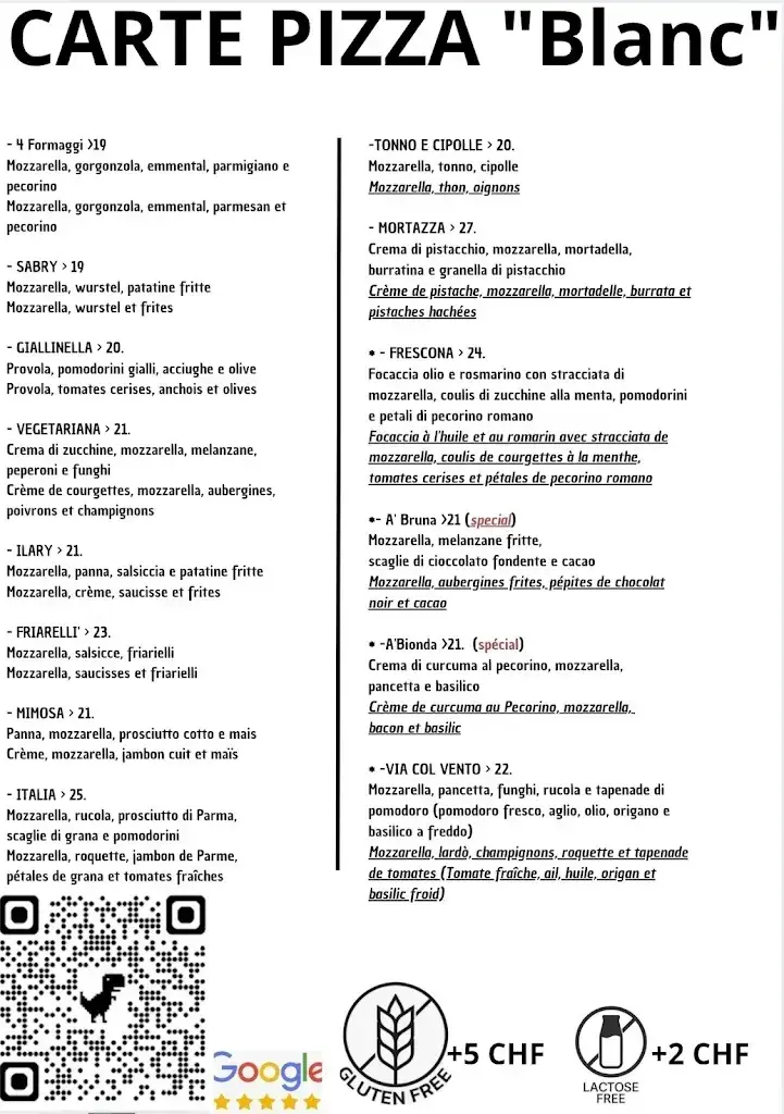 Menu_Pizzeria et friture soleil et napples_Ecublens_image_2