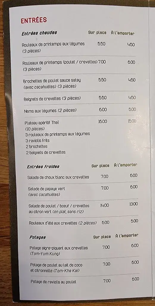 Chez My - Restaurant Thaï & Takeaway ristorante a Villars-Sainte-Croix