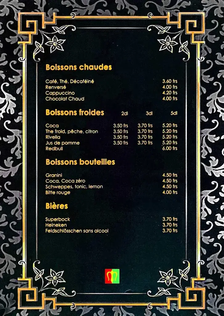 Menu_Café & Restaurant de la gare de Moudon_Moudon_image_2