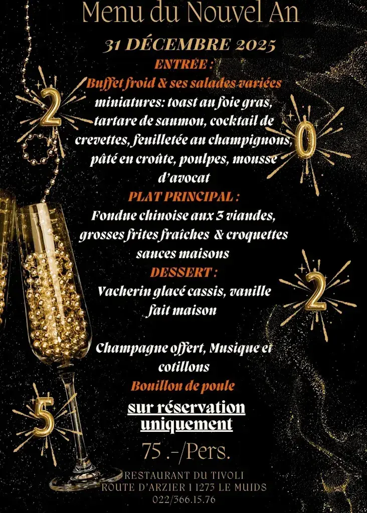 Restaurant Tivoli Charles-Emile Ramel restaurante en Arzier-Le Muids