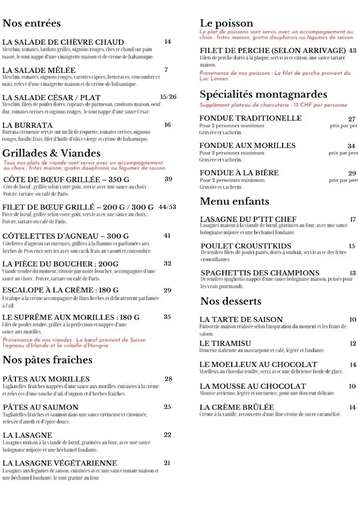 Menu_Le DAG - Restaurant & Café_Saint-Cergue_image_2