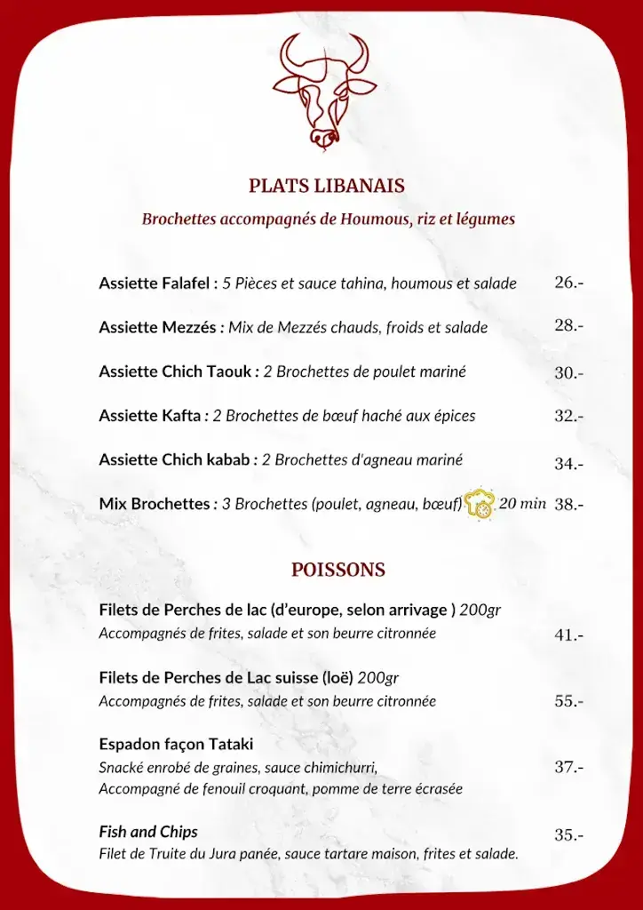 Au Boeuf Rouge - Restaurant & Auberge Crassier restaurant à Crassier