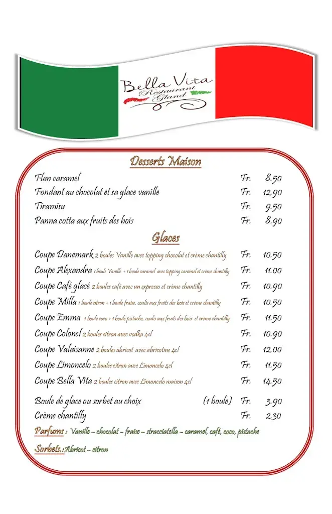 Restaurant Pizzeria Bella Vita Gland_Gland_menu_image_1