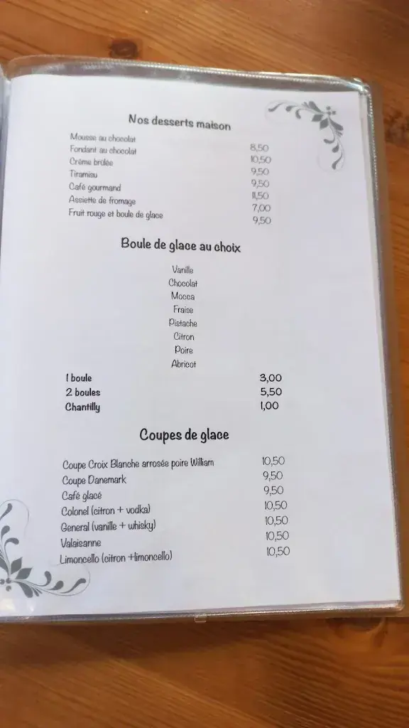 Menu_Auberge de la Croix-Blanche_Les Clées_immagine_4