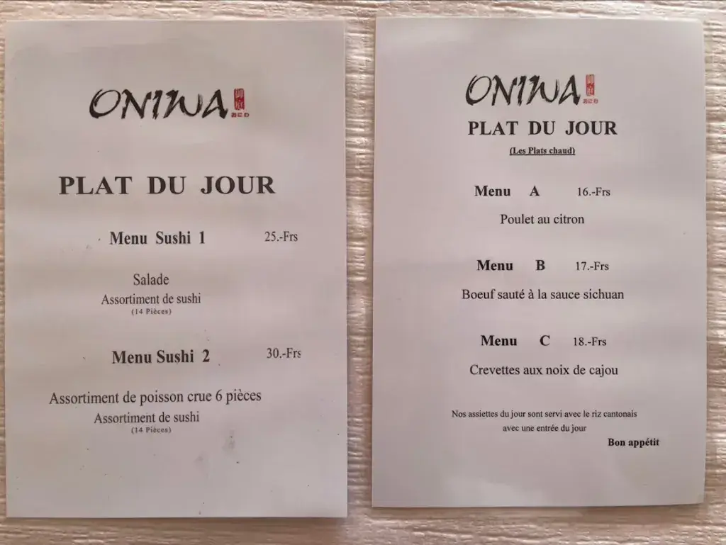 Menu_Restaurant Ｏniwa_Orbe_image_3