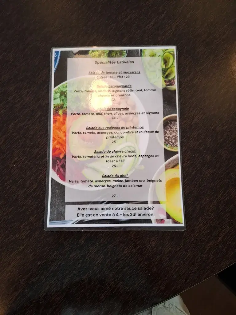 Auberge Communale restaurant in Vallorbe