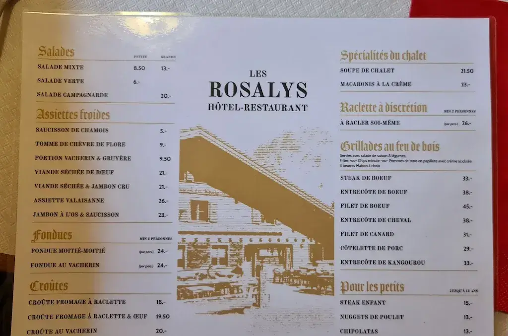 Menü_Hôtel-Restaurant les Rosalys_Paccots_Bild_4