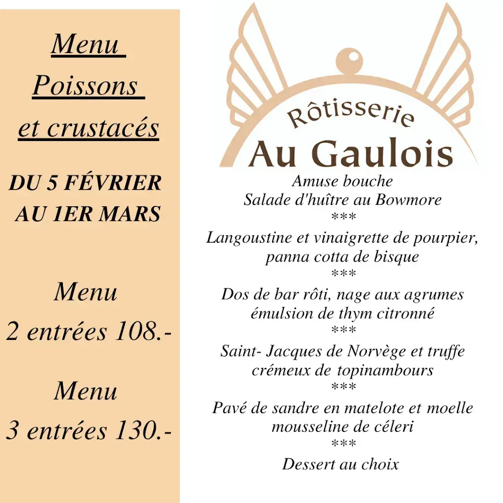 Menu_Restaurant Rôtisserie Au Gaulois_Croy_image_2