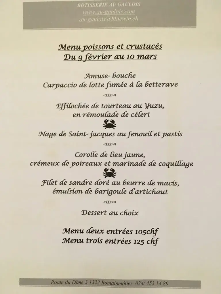 Menu_Restaurant Rôtisserie Au Gaulois_Croy_image_3
