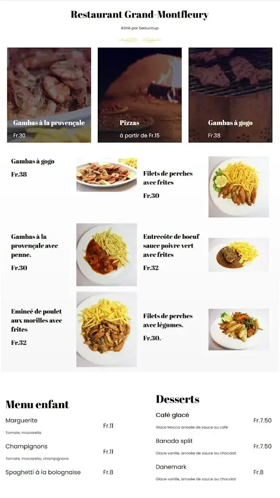 Café Bar Restaurant Grand-Montfleury_Versoix_menu_image_1