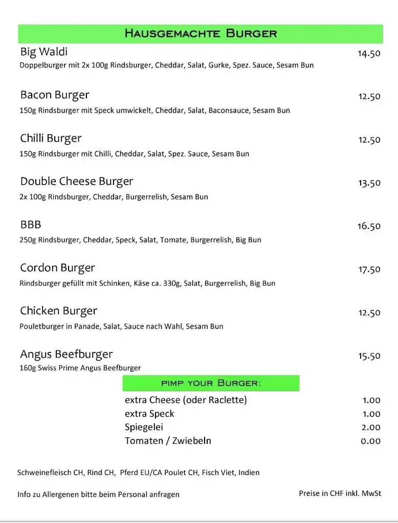 Menu_Waldegg Pub_Gerlafingen_image_2