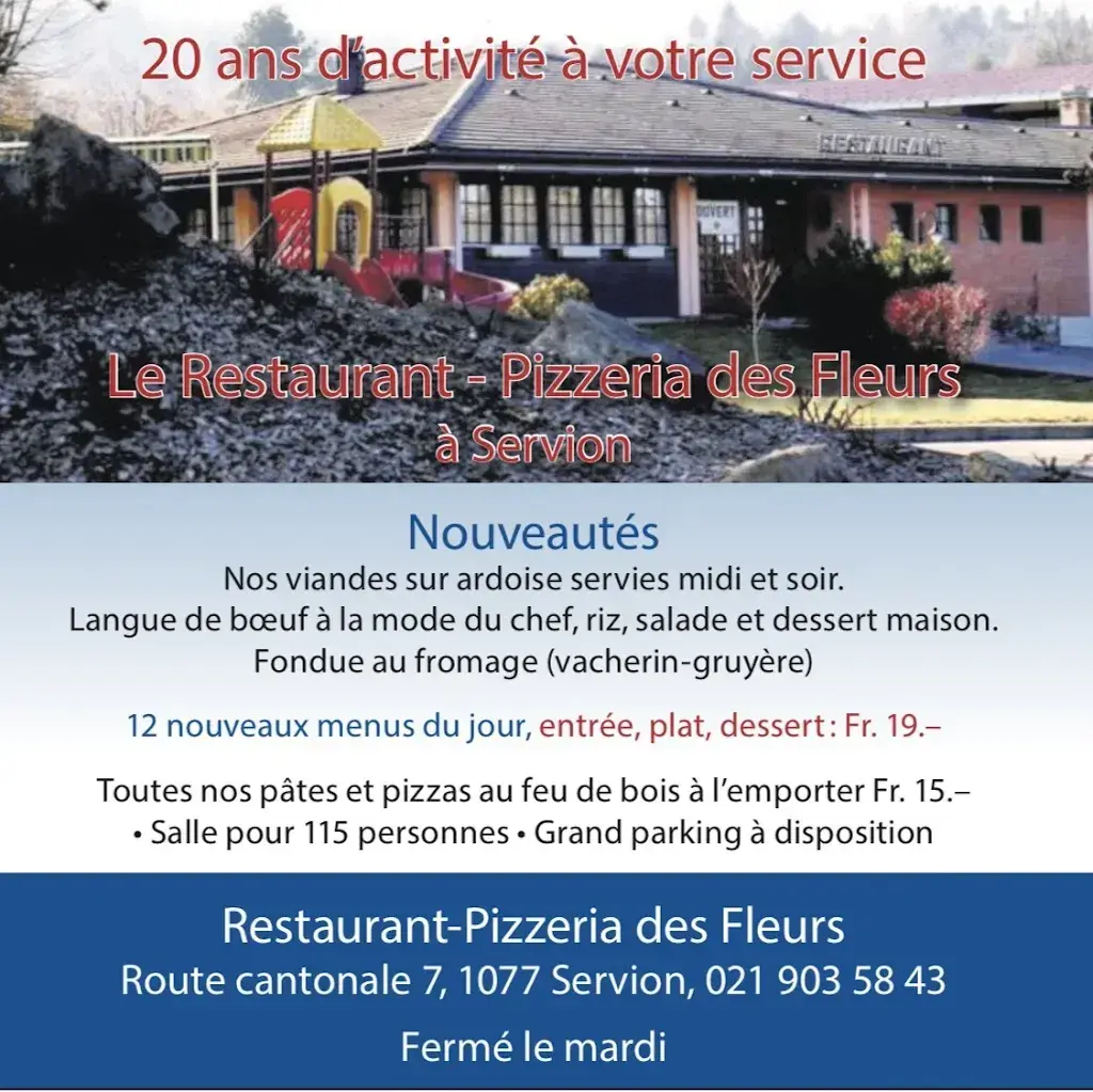 Menu_Restaurant Pizzeria des Fleurs_Servion_image_old_3