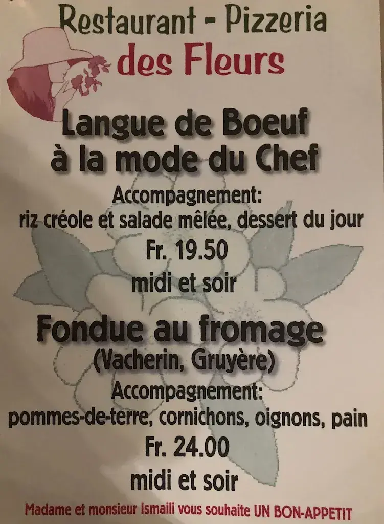 Menu_Restaurant Pizzeria des Fleurs_Servion_image_old_4