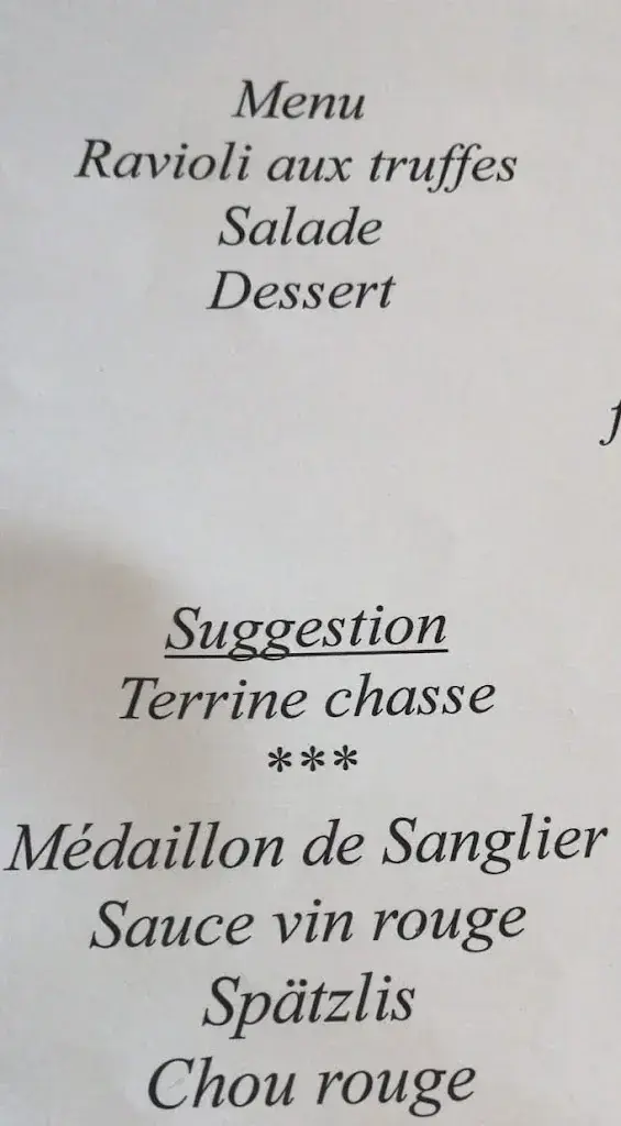 Menu_Restaurant Pizzeria Hotel de Ville_Oron-la-Ville_immagine_2