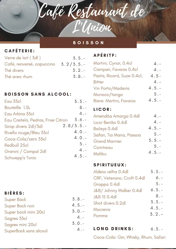 Menu_Café de l'Union_Grandcour_image_1
