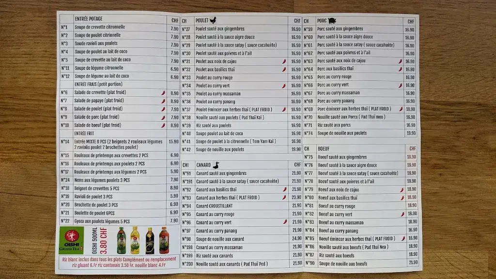 Menu_Thongbaï Thaï Food | Restaurant Payerne | A l'emporter & sur place_Payerne_image_4