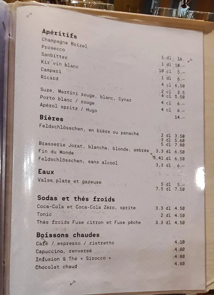Menu_Auberge Communale de la Clef d'Or_Bursinel_image_2
