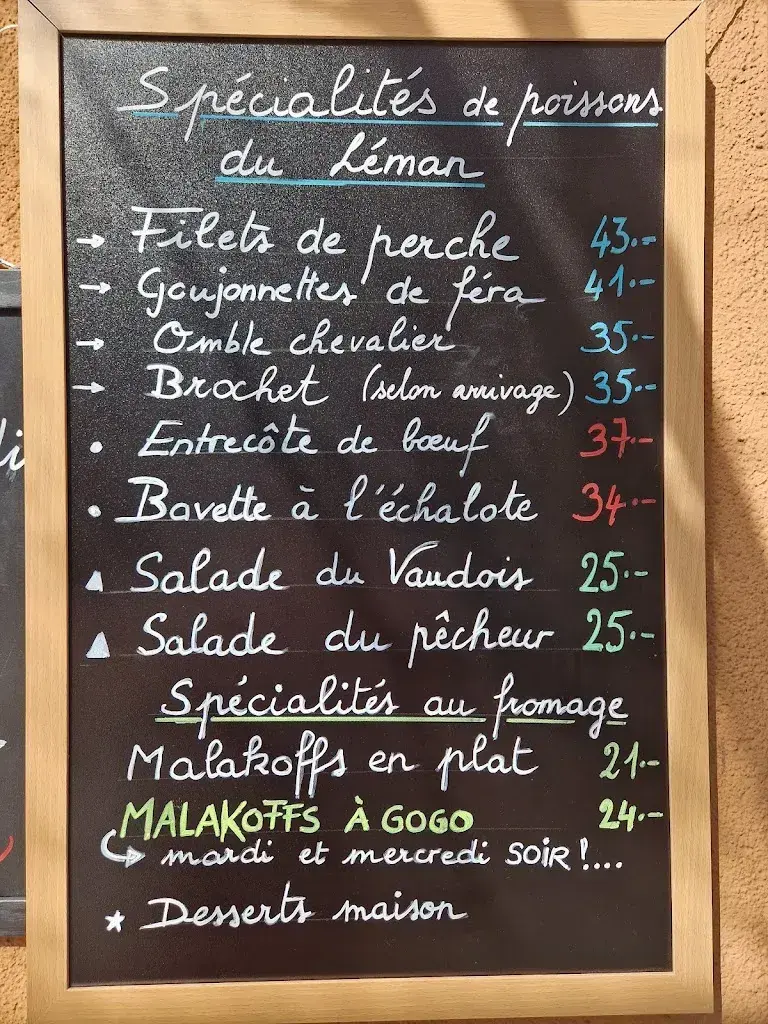 Le Vaudois restaurante en Rolle