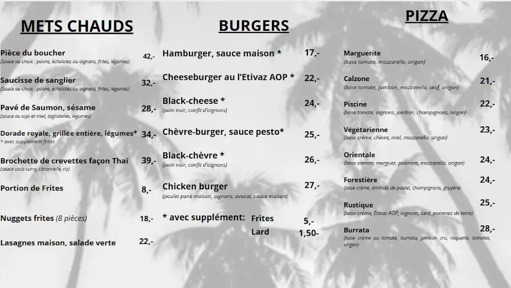 Menü_Restaurant de la Piscine du Berceau_Château-d’Œx_Bild_2