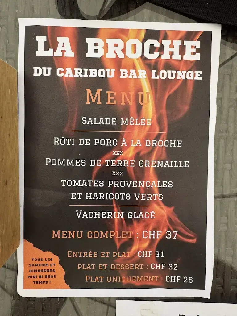 Menü_Caribou Bar Lounge_Château-d’Œx_Bild_2