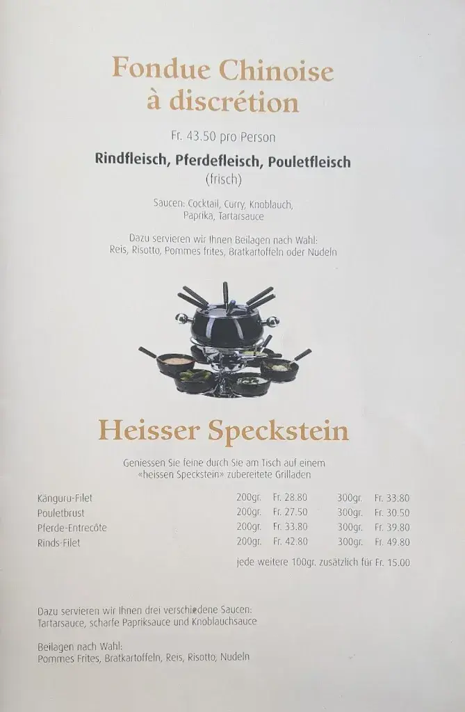 Menu_Gasthof zum Ochsen Restaurant Pizzeria_Düdingen_imagen_3