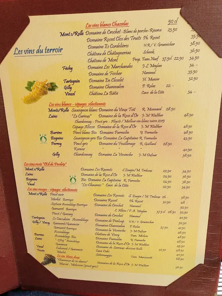 Menu_Restaurant du Casino_Rolle_image_2