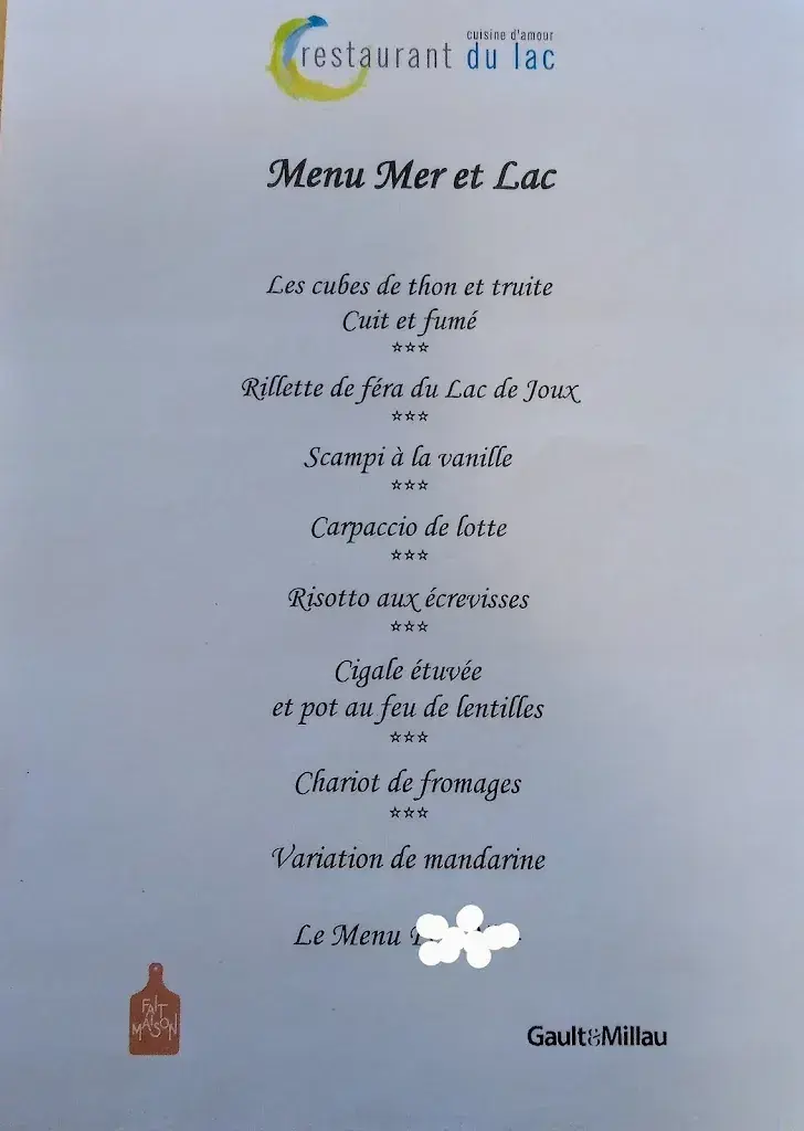 Restaurant du Lac_Le Pont_menu_image_1