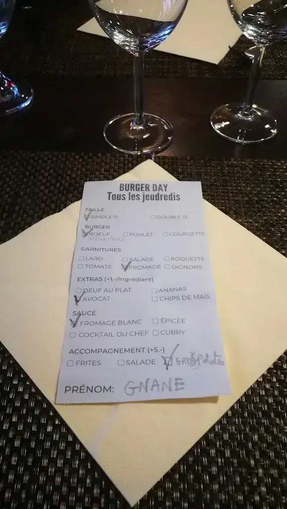 Restaurant du Centre Sportif restaurante en Sentier