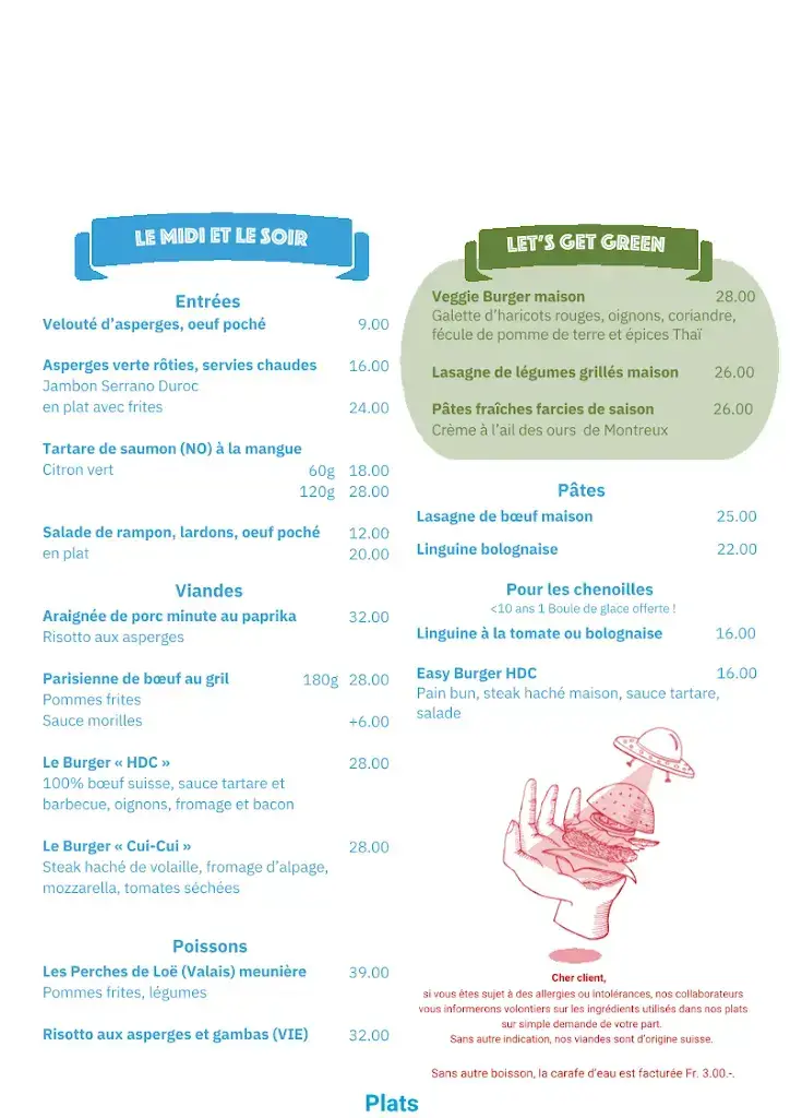 Menu_Restaurant L'Hôtel de Chailly_Chailly_image_1