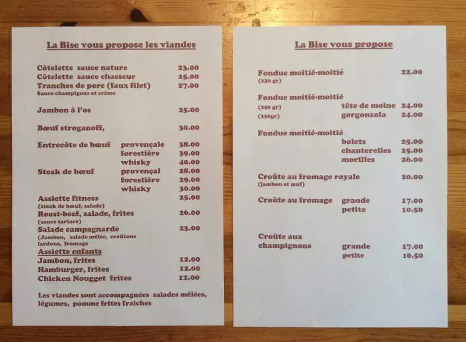 Menu_Hirschy Ranch-La Bise de Cortébert_Mont-Tramelan_image_1