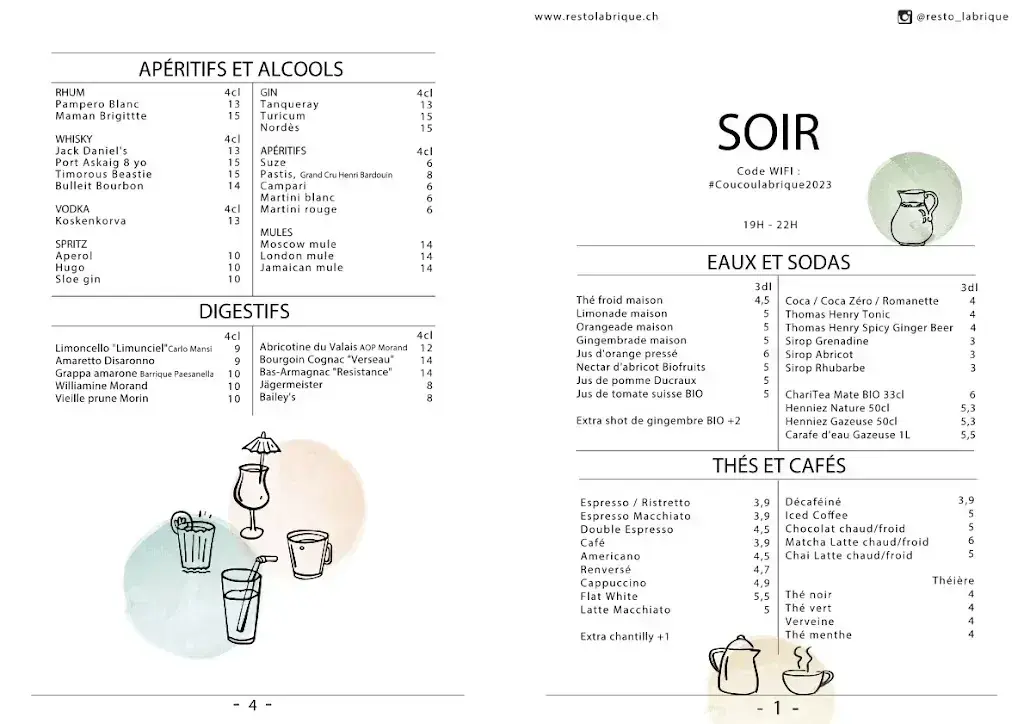 Menu_La Brique_Saint-Légier-La Chiésaz_image_2