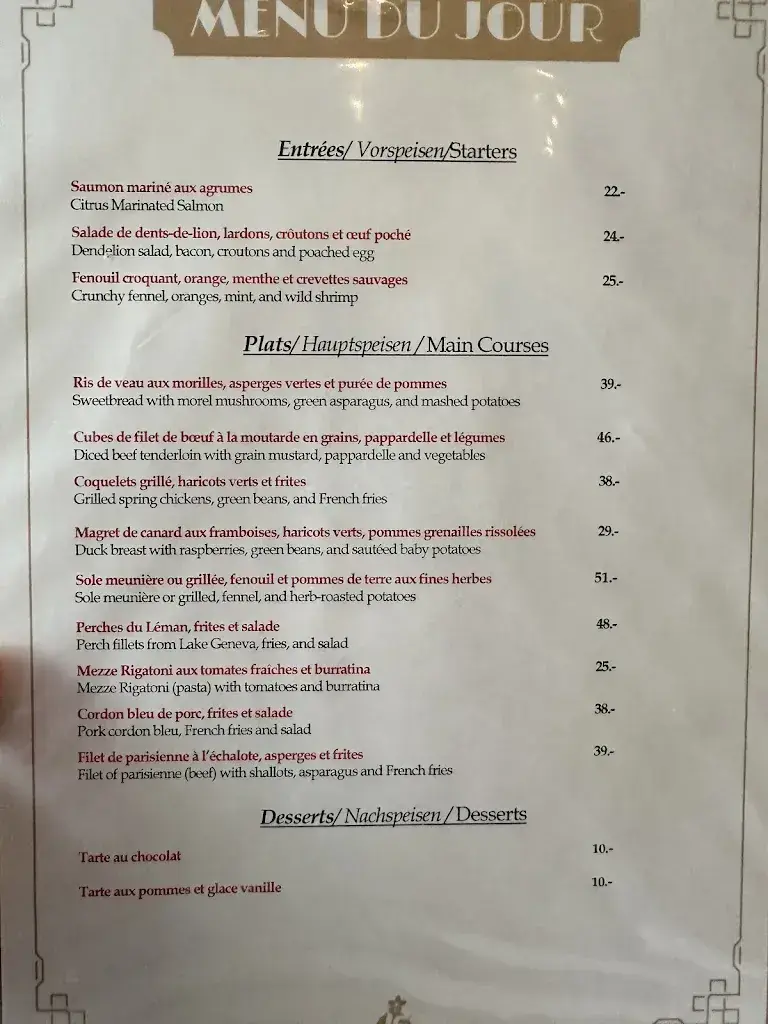 Menu_La Brasserie J5_Montreux_image_3